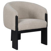 Orleans Furniture - Coaster - Valdez Boucle Upholstered Barrel Back Accent Chair Beige - 903165